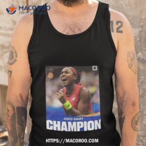 coco gauff champion shirt tank top