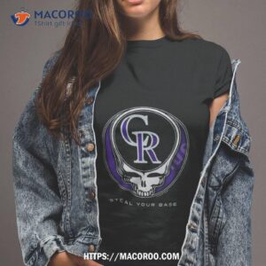 Colorado Rockies Steal Your Base Black Athletic Shirt