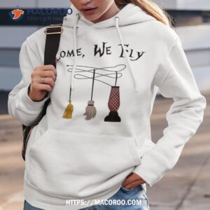 come we fly funny halloween witches mop broom vacuum shirt hoodie 3