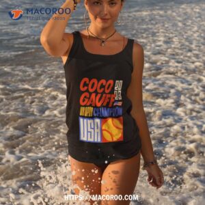 congrats to cocogauff on winning the us open 2023 shirt tank top