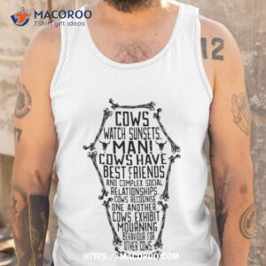 cows watch sunsets nona the ninth shirt tank top