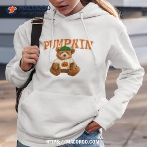 cozy bear and pumpkin shirt hoodie 3