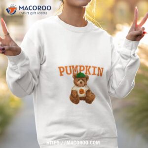 cozy bear and pumpkin shirt sweatshirt 2