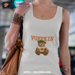 cozy bear and pumpkin shirt tank top 4