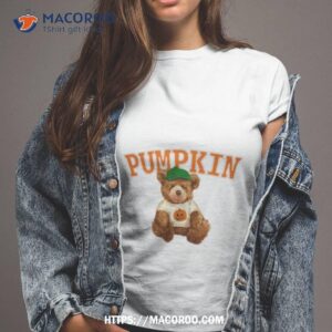 cozy bear and pumpkin shirt tshirt 2