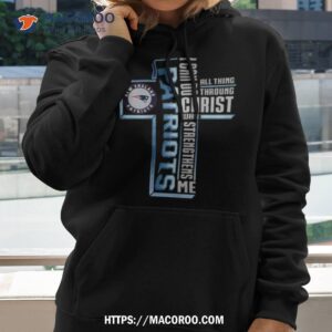 Cross New England Patriots I Can Do All Things Through Christ Who Strengthens Me 2023 Shirt