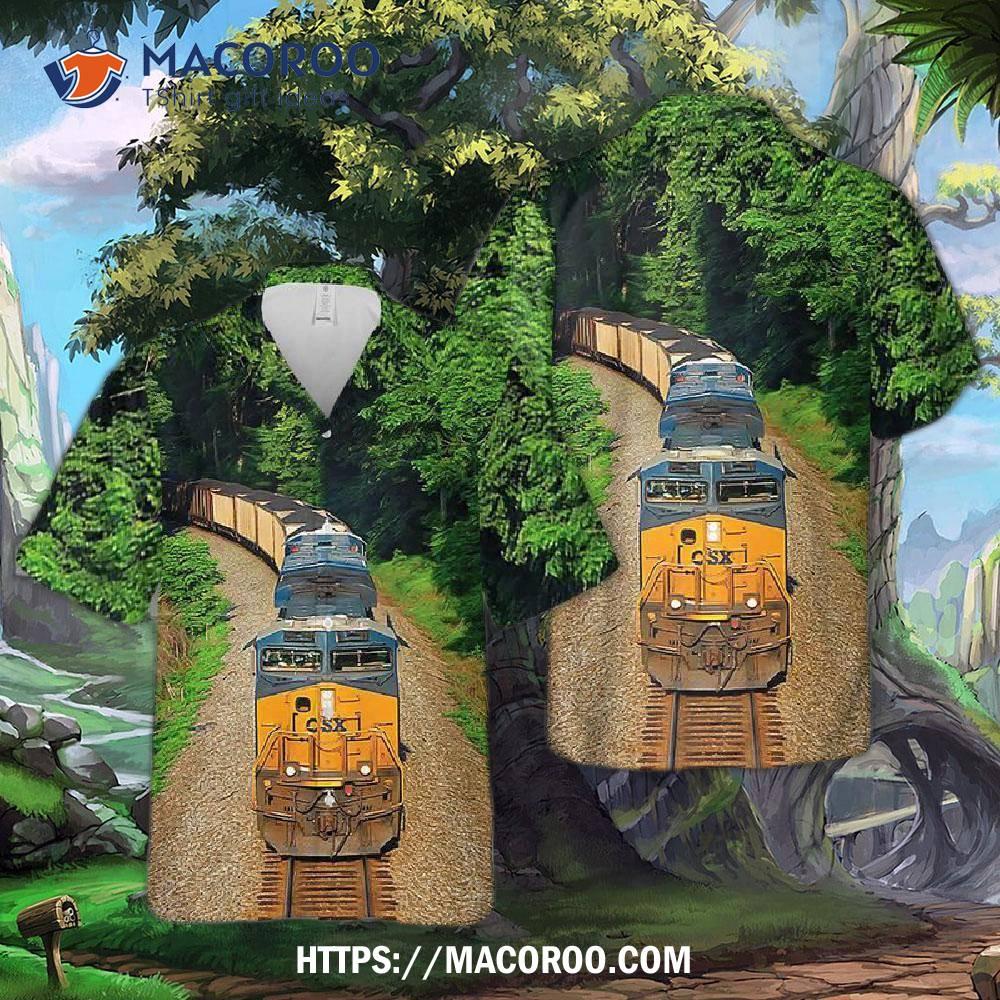 Csx Transportation Hawaiian Shirt Csx Transportation Hawaiian Shirt