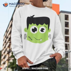 cute frankenstein halloween shirt costume kids boys sweatshirt