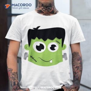 Cute Frankenstein Halloween Shirt Costume Kids Boys