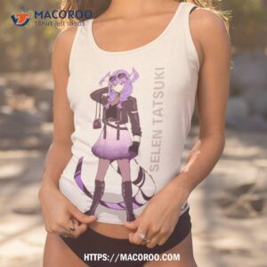 cute girl selen tatsuki nijisanji selen shirt tank top 1