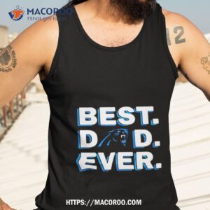dad ever carolina panthers logo design shirt tank top 3