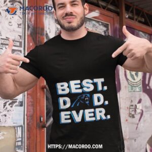 Dad Ever Carolina Panthers Logo Design Shirt