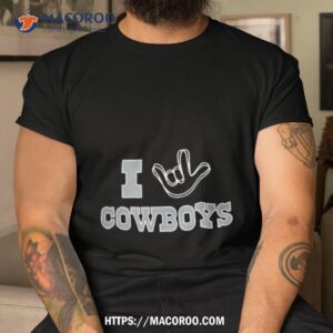 Dallas Cowboys The Nfl Asl Collection By Love Sign Tri Blend Shirt