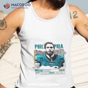 dallas goedert football paper poster eagles shirt tank top 3