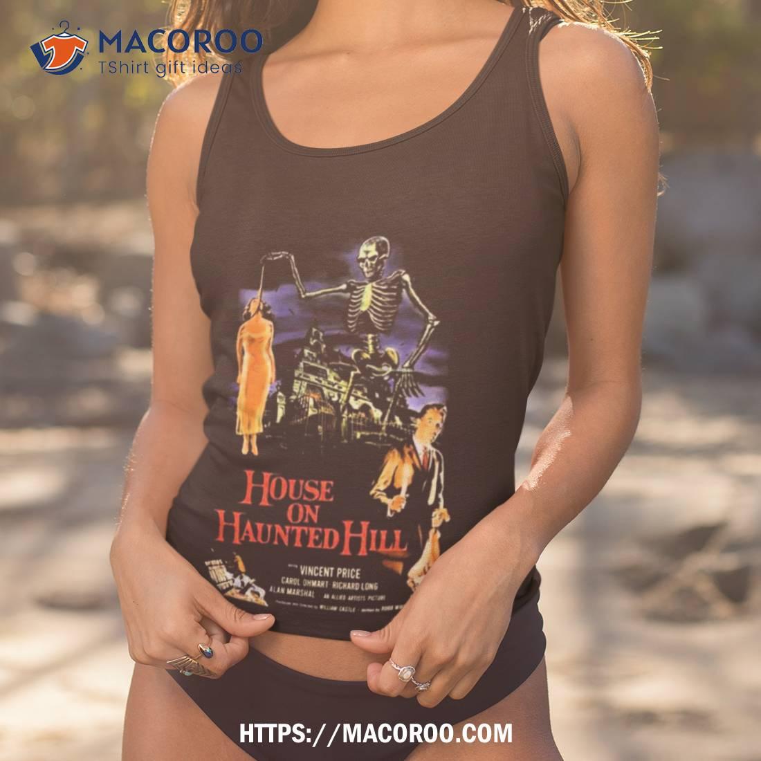 Damaged Society House On Haunted Hill Poster Shirt Damaged Society House On Haunted Hill Poster Shirt