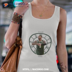 damian lillard watch time signature shirt tank top 4
