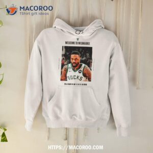 Damian Lillard Welcome To Bucks Nba 75th Anniversary Team Shirt