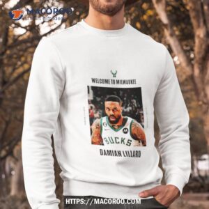 damian lillard welcome to bucks nba 75th anniversary team shirt sweatshirt
