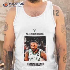 damian lillard welcome to bucks nba 75th anniversary team shirt tank top