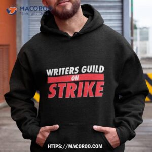 damien chazelle writers guild on strike shirt hoodie 1