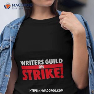 damien chazelle writers guild on strike shirt tshirt