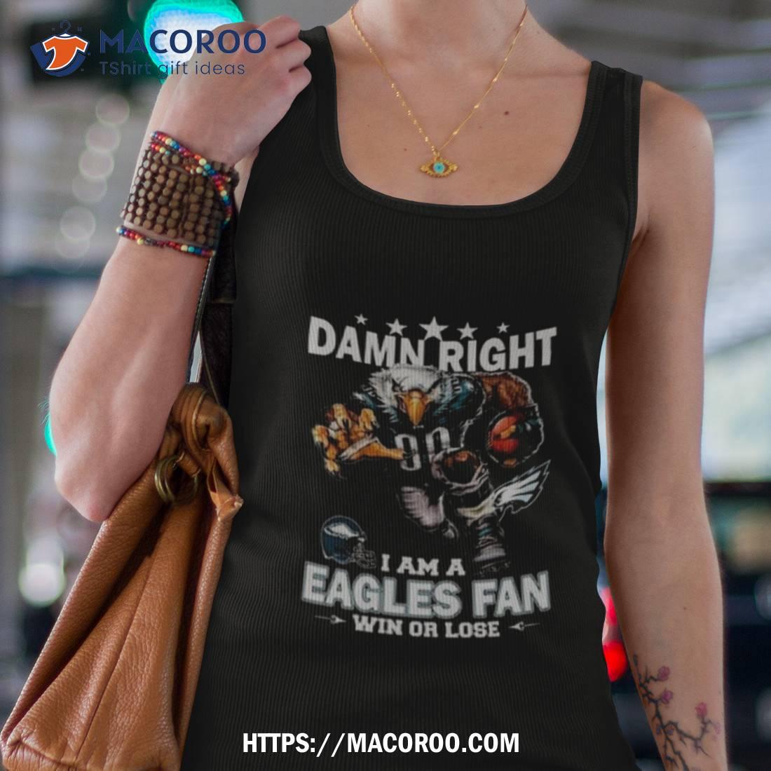 Philadelphia Eagles Retro Mascot Fan Design Shirt