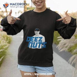 dan campbell deez nuts detroit lions shirt sweatshirt 1