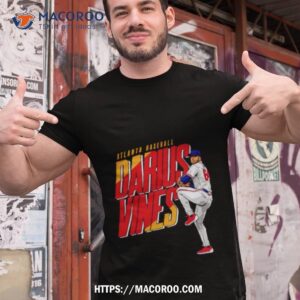 Darius Vines Name And Number Mlbpa Atlanta Baseball Shirt