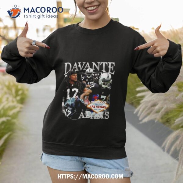 Davante Adams Shirt Vintage Las Vegas Raiders 17 - Anynee