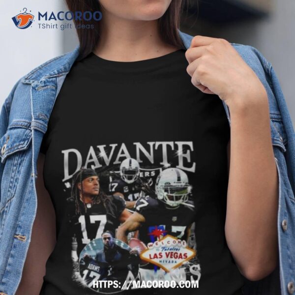 Davante Adams Shirt Vintage Las Vegas Raiders 17 - Anynee