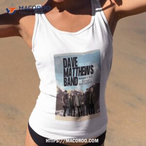 Dave Matthews Band Rock Band Madison Square Garden Fall November Tour 2023 Photo Poster Design Shirt