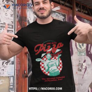 Dave Portnoy One Bite Pizza Festival The Greatest Gathering Of Pizzerias Ever T Shirt