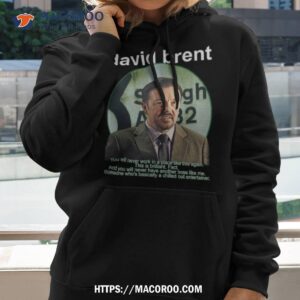 david brent the office shirt hoodie 2