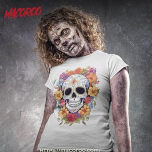 De Los Muertos Day Of The Dead Sugar Skull Halloween Shirt