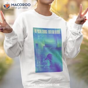 death cab for cutie give up and transatlanticism 20th anniversary tour 2023 art poster design shirt sweatshirt 2