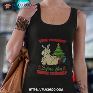 Deck Yourself Llama Christmas Shirt