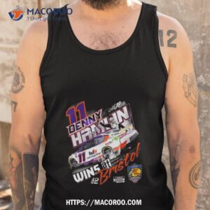 denny hamlin joe gibbs racing team collection black 2023 race winner shirt tank top