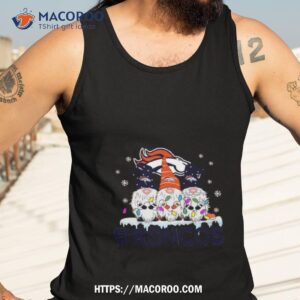 denver broncos football gnomes christmas 2023 shirt tank top 3