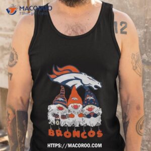 denver broncos the gnomes christmas shirt tank top