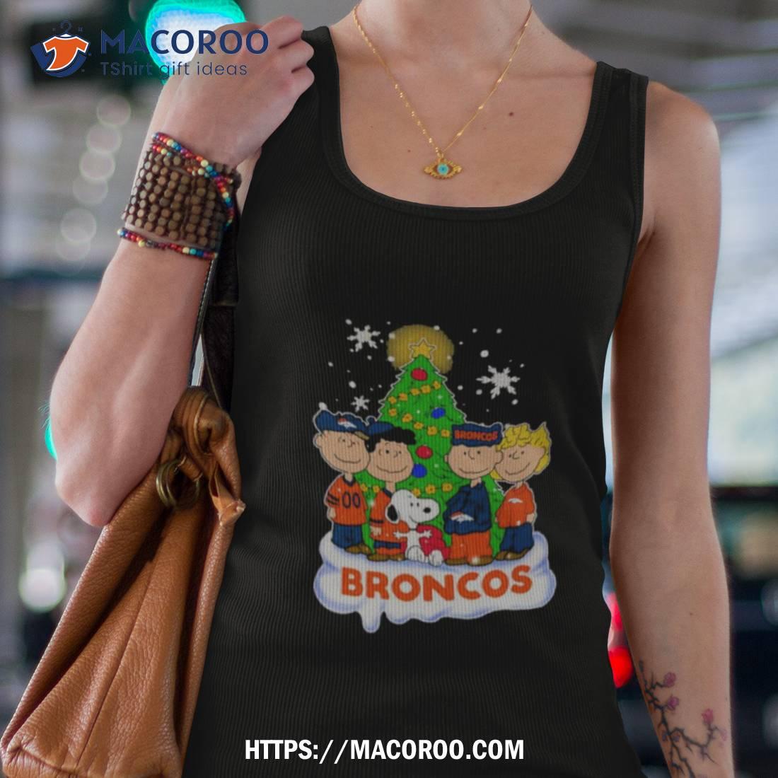 Denver Broncos The Peanuts Christmas Tree shirt, hoodie, sweater