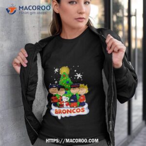 Denver Broncos The Peanuts Christmas Tree Sweatshirt