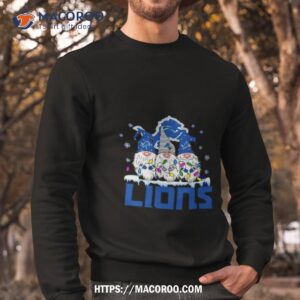 detroit lions football gnomes christmas 2023 shirt sweatshirt