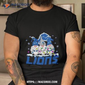 Detroit Lions The Gnomes Christmas Shirt - Hersmiles in 2023