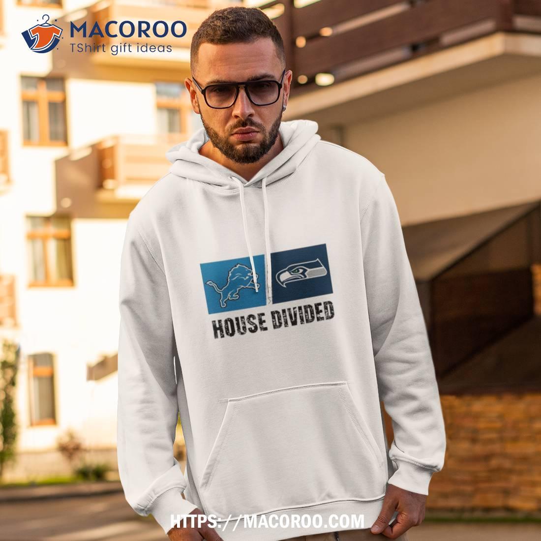 Detroit Lions Vs Seattle Seahawks House Divided Shirt Detroit Lions Vs Seattle Seahawks House Divided Shirt