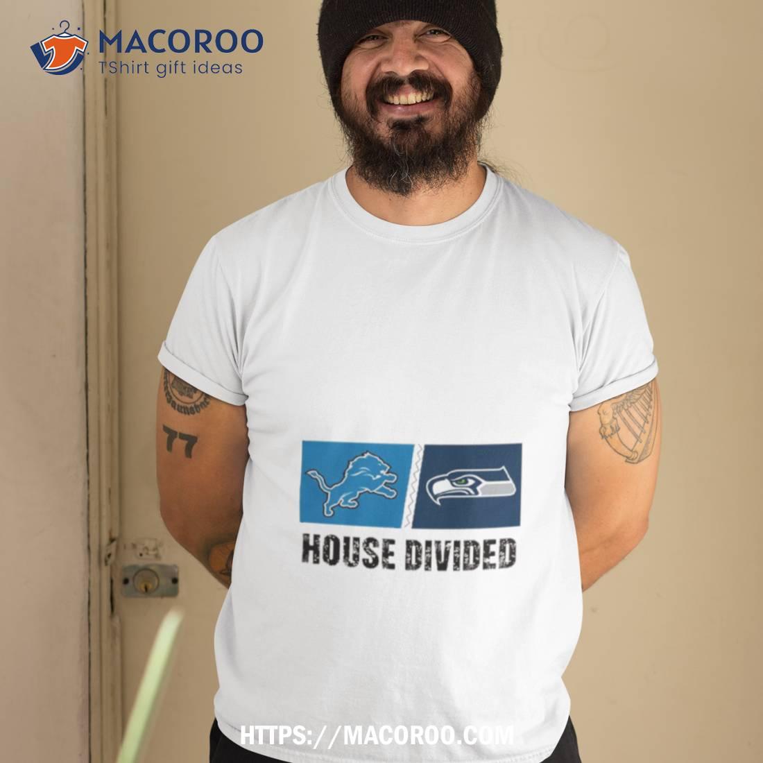 Detroit Lions Vs Seattle Seahawks House Divided Shirt Detroit Lions Vs Seattle Seahawks House Divided Shirt