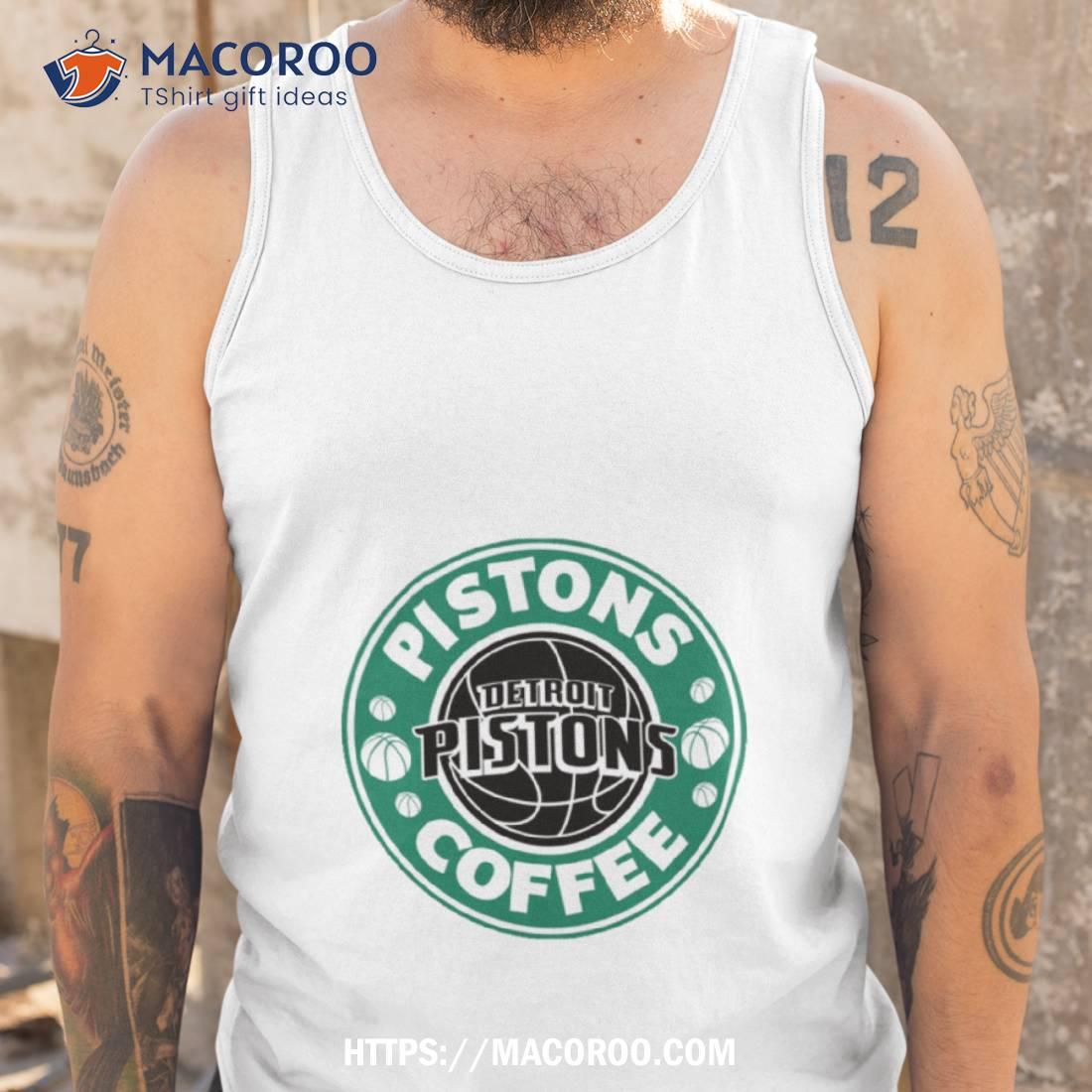 Detroit Pistons Starbucks Coffee Logo Shirt Detroit Pistons Starbucks Coffee Logo Shirt