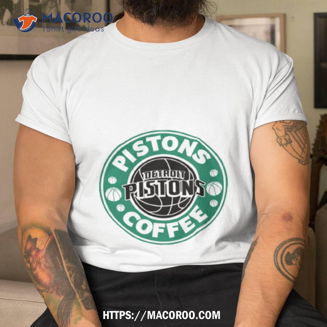 Detroit Pistons Starbucks Coffee Logo Shirt Detroit Pistons Starbucks Coffee Logo Shirt