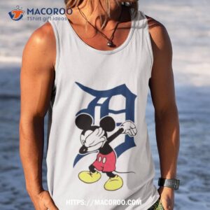 Detroit Tigers Mlb Baseball Dabbing Mickey Disney Sports T Shirt 3 detroit tigers mlb baseball dabbing mickey disney sports t shirt tank top