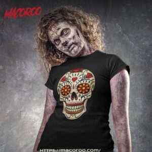 dia de los muertos day of the dead candy skull shirt tshirt