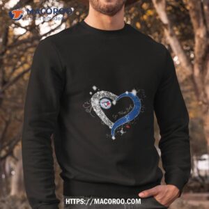 diamond heart toronto blue jays go blue jays 2023 shirt sweatshirt